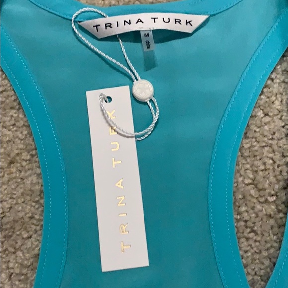 NWT Trina Turk Silk Tank - Picture 2 of 4